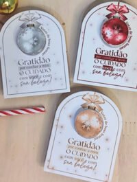 Card + Adesivo Potinho de Creme 40g - Natal 2025