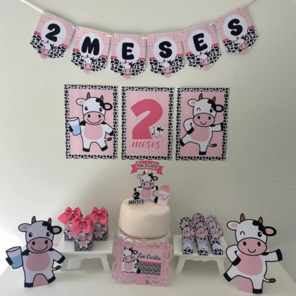 Vaquinha Rosa - Kit Festa