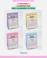 Mini Combo Calendário Fofos 2026 - Imagem 6