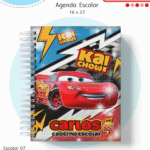 Carros Disney – Kit Escolar 2026 (Lina Criativa)