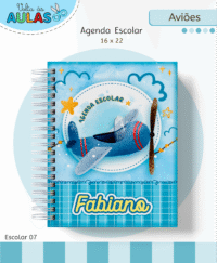 Aviões – Kit Escolar 2026 (Lina Criativa)
