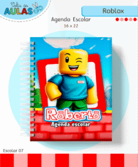 Roblox Menino – Kit Escolar 2026 (Lina Criativa)