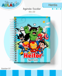 Heróis – Kit Escolar 2026 (Lina Criativa)