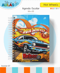 Hotwheels – Kit Escolar 2026 (Lina Criativa) - Imagem 7