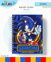 Sonic – Kit Escolar 2026 (Lina Criativa)