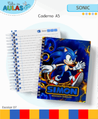 Sonic – Kit Escolar 2026 (Lina Criativa) - Imagem 3