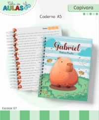Capivara – Kit Escolar 2026 (Lina Criativa) - Imagem 3