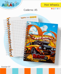 Hotwheels – Kit Escolar 2026 (Lina Criativa) - Imagem 8