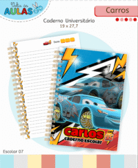 Carros Disney – Kit Escolar 2026 (Lina Criativa) - Imagem 4