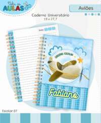 Aviões – Kit Escolar 2026 (Lina Criativa) - Imagem 4