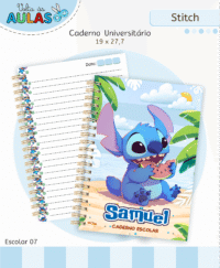 Stitch – Kit Escolar 2026 (Lina Criativa) - Imagem 4