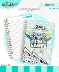 Gamer – Kit Escolar 2026 (Lina Criativa) - Imagem 4