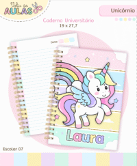 Unicórnio– Kit Escolar 2026 (Lina Criativa) - Imagem 3