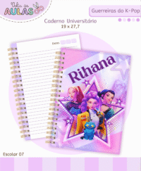 Guerreira do KPop – Kit Escolar 2026 (Lina Criativa) - Imagem 4