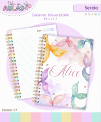 Sereia – Kit Escolar 2026 (Lina Criativa) - Imagem 4