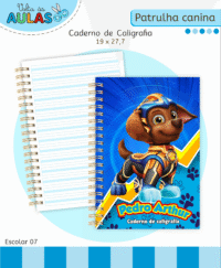 Patrulha Canina Menino – Kit Escolar 2026 (Lina Criativa) - Imagem 13