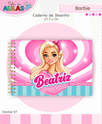 Barbie – Kit Escolar 2026 (Lina Criativa) - Imagem 8