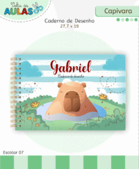 Capivara – Kit Escolar 2026 (Lina Criativa) - Imagem 6