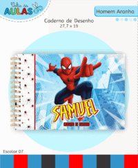 Homem Aranha – Kit Escolar 2026 (Lina Criativa) - Imagem 6