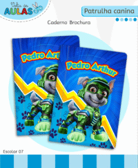 Patrulha Canina Menino – Kit Escolar 2026 (Lina Criativa) - Imagem 3