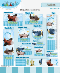 Aviões – Kit Escolar 2026 (Lina Criativa) - Imagem 8