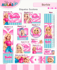 Barbie – Kit Escolar 2026 (Lina Criativa) - Imagem 10