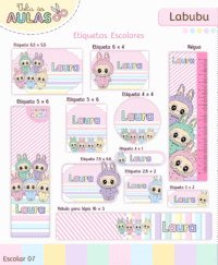 Labubu – Kit Escolar 2026 (Lina Criativa) - Imagem 12