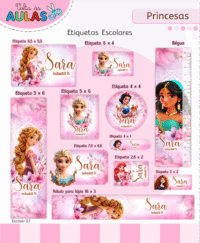 Princesas – Kit Escolar 2026 (Lina Criativa) - Imagem 8