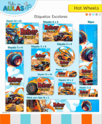 Hotwheels – Kit Escolar 2026 (Lina Criativa) - Imagem 13