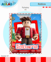 Roblox Menino – Kit Escolar 2026 (Lina Criativa) - Imagem 9