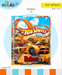 Hotwheels – Kit Escolar 2026 (Lina Criativa)