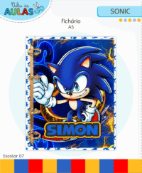 Sonic – Kit Escolar 2026 (Lina Criativa) - Imagem 9