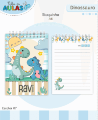 Dino – Kit Escolar 2026 (Lina Criativa) - Imagem 3