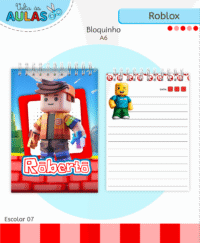 Roblox Menino – Kit Escolar 2026 (Lina Criativa) - Imagem 10
