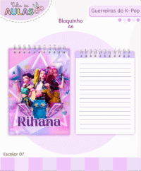 Guerreira do KPop – Kit Escolar 2026 (Lina Criativa) - Imagem 10