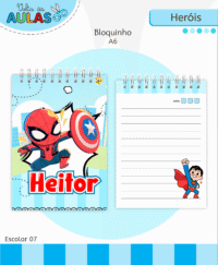 Heróis – Kit Escolar 2026 (Lina Criativa) - Imagem 10