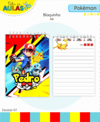 Pokemon – Kit Escolar 2026 (Lina Criativa) - Imagem 10