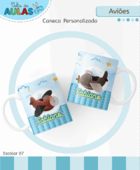 Aviões – Kit Escolar 2026 (Lina Criativa) - Imagem 11