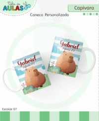 Capivara – Kit Escolar 2026 (Lina Criativa) - Imagem 11
