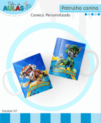 Patrulha Canina Menino – Kit Escolar 2026 (Lina Criativa) - Imagem 7