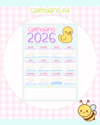 Calendários Fofinhos 2026 - Imagem 2