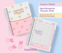 Agendamento Datado 2026 Rosa