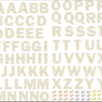 DTF UV Alfabeto floral (metro)