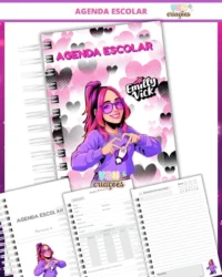Agenda Escolar Escolar Emilly Vick - Imagem 2