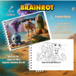 Brainrot - Livro de Colorir