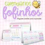 Calendários Fofinhos 2026