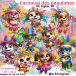 Carnaval dos Doguinhos - Kit Digital