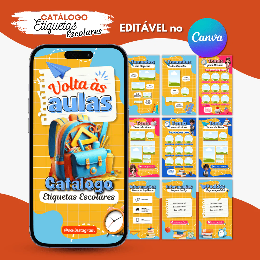 Catálogo Etiquetas Escolares - Imagem 1