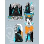 Cenárismo Godzilla - Kit Festa