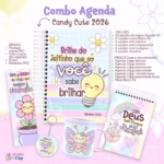 Combo Agenda Candy Cute 2026